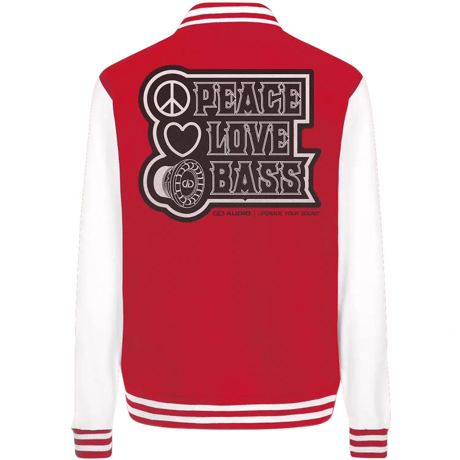 DD Audio-Peace love bass College Jacket-Jacken und Zipper-masori-kaufen