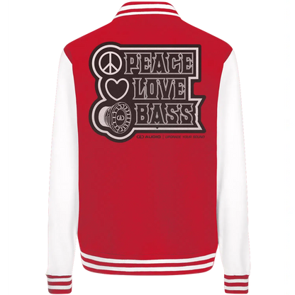 DD Audio-Peace love bass College Jacket-Jacken und Zipper-masori-kaufen