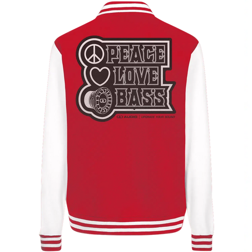DD Audio-Peace love bass College Jacket-Jacken und Zipper-masori-kaufen