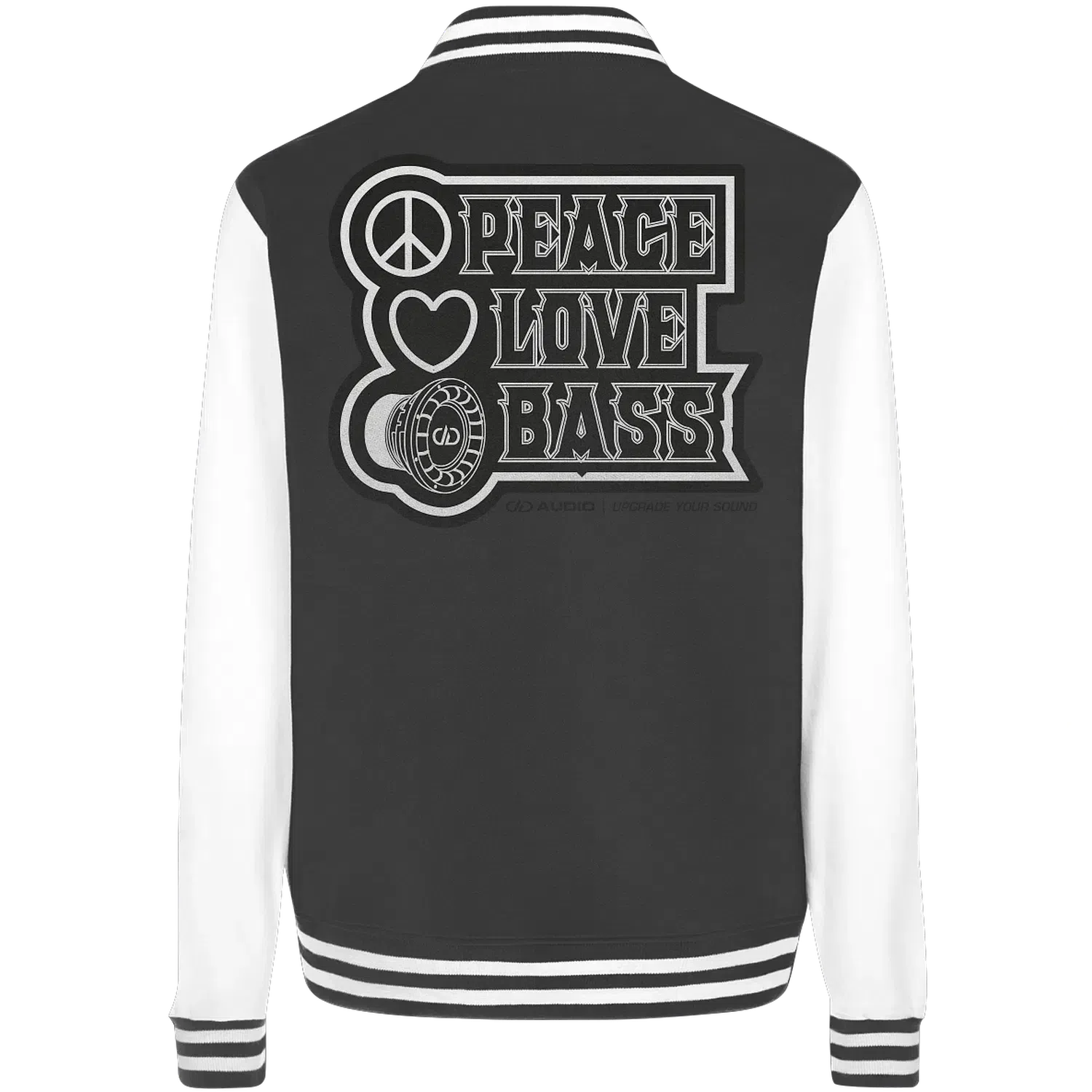 DD Audio-Peace love bass College Jacket-Jacken und Zipper-masori-kaufen