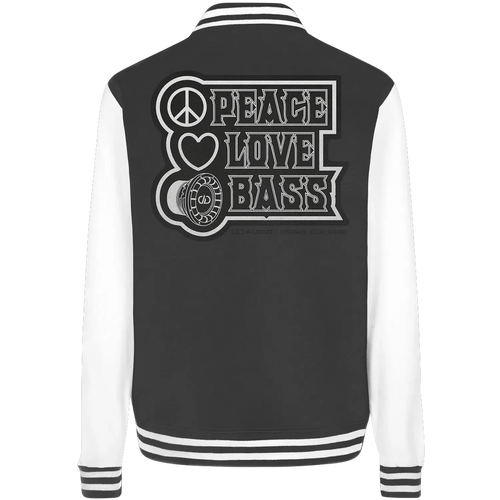 DD Audio-Peace love bass College Jacket-Jacken und Zipper-masori-kaufen