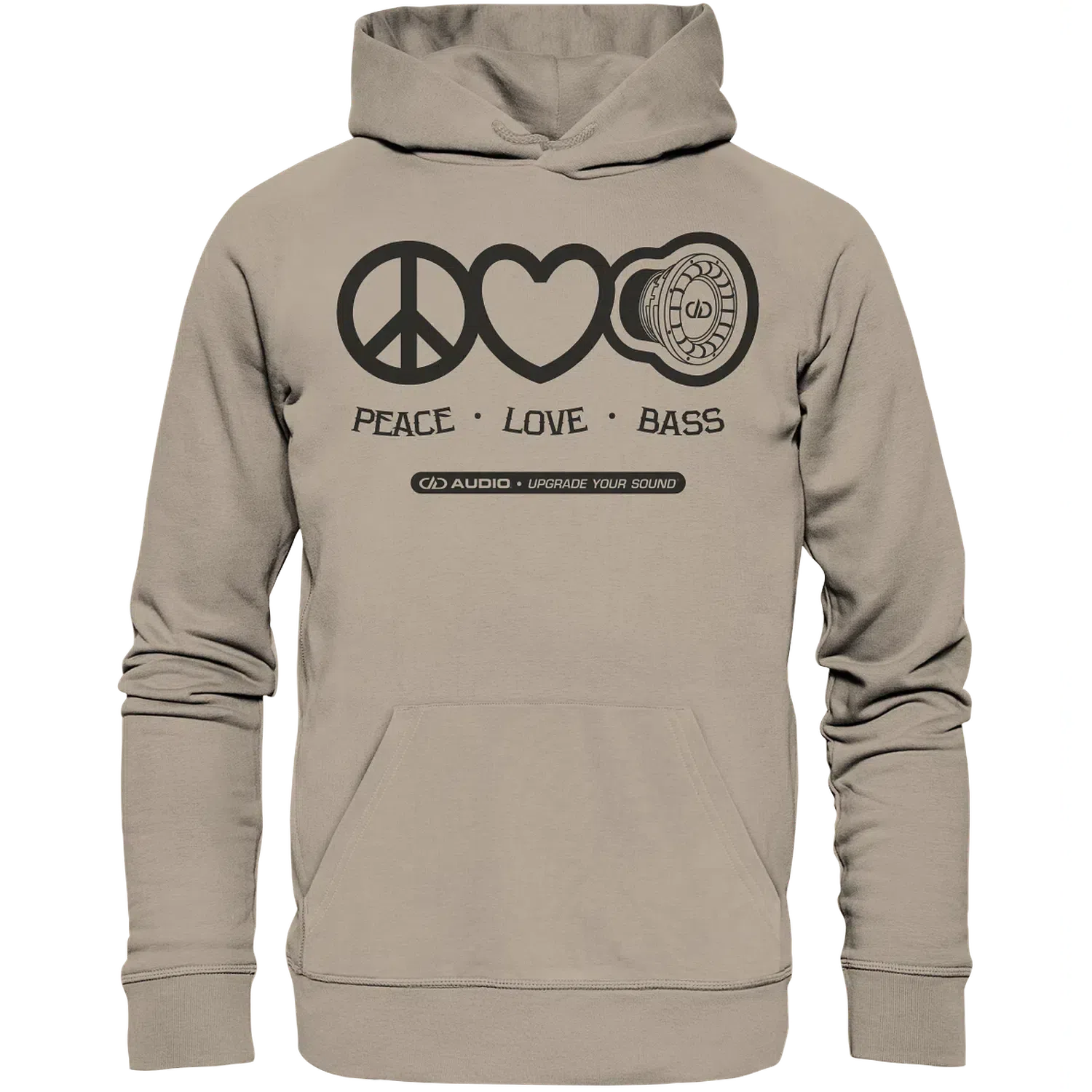 DD Audio-Peace love bass Hoodie-Hoodie-masori-kaufen