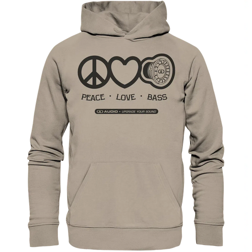 DD Audio-Peace love bass Hoodie-Hoodie-masori-kaufen