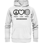 DD Audio-Peace love bass Hoodie-Hoodie-masori-kaufen