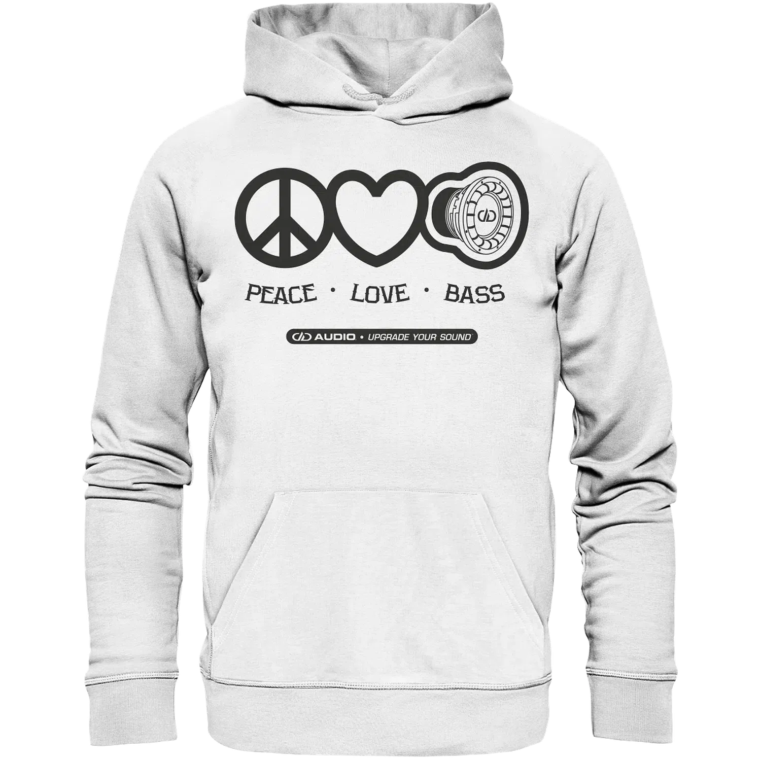 DD Audio-Peace love bass Hoodie-Hoodie-masori-kaufen