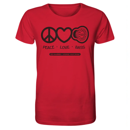 DD Audio-Peace love bass Shirt-T-Shirt-masori-kaufen