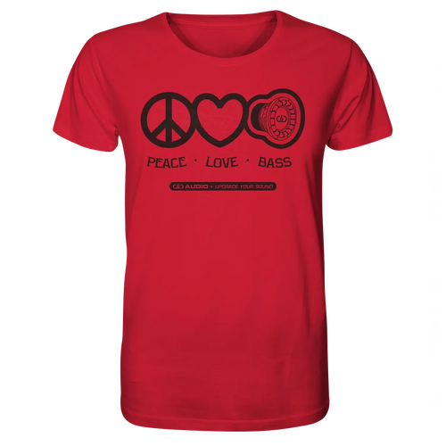 DD Audio-Peace love bass Shirt-T-Shirt-masori-kaufen