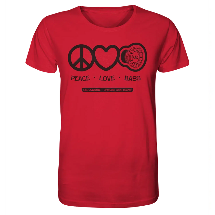 DD Audio-Peace love bass Shirt-T-Shirt-masori-kaufen