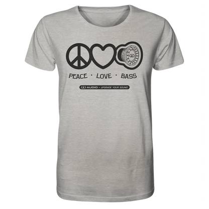 DD Audio-Peace love bass Shirt-T-Shirt-masori-kaufen