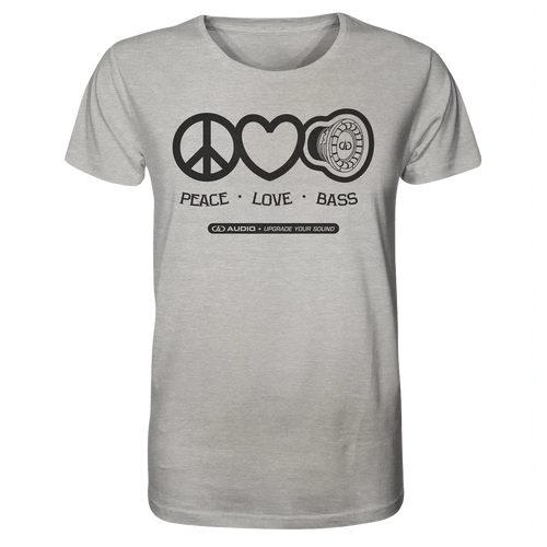 DD Audio-Peace love bass Shirt-T-Shirt-masori-kaufen