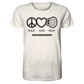 DD Audio-Peace love bass Shirt-T-Shirt-masori-kaufen