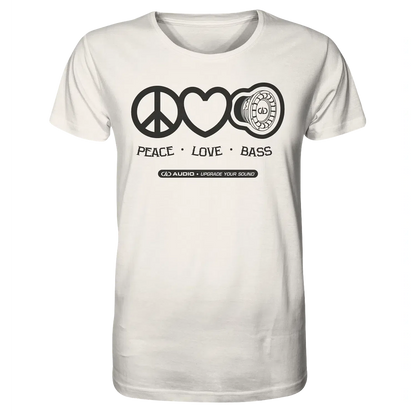 DD Audio-Peace love bass Shirt-T-Shirt-masori-kaufen