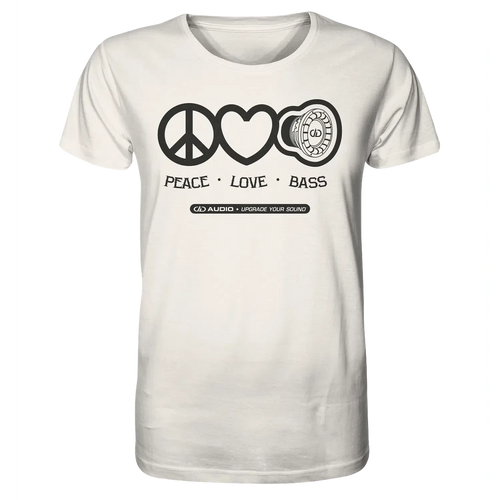 DD Audio-Peace love bass Shirt-T-Shirt-masori-kaufen