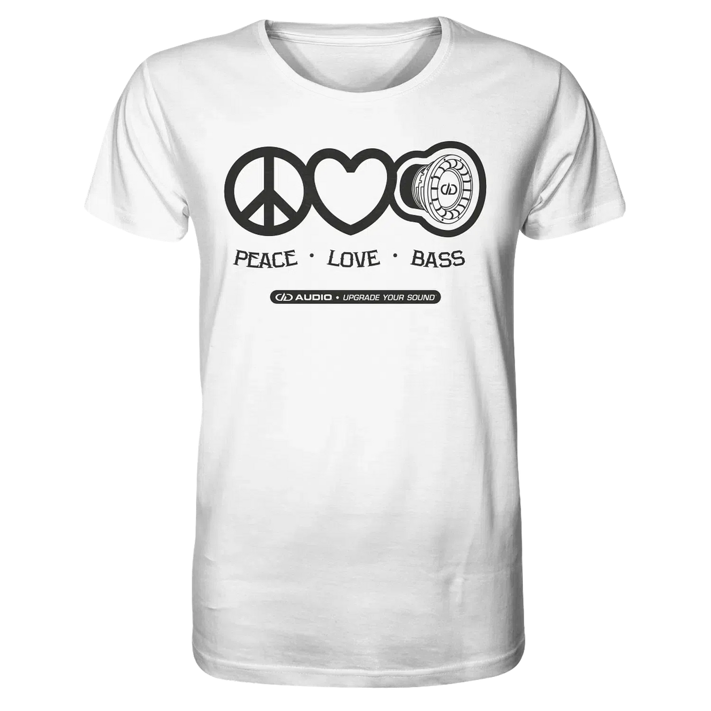 DD Audio-Peace love bass Shirt-T-Shirt-masori-kaufen
