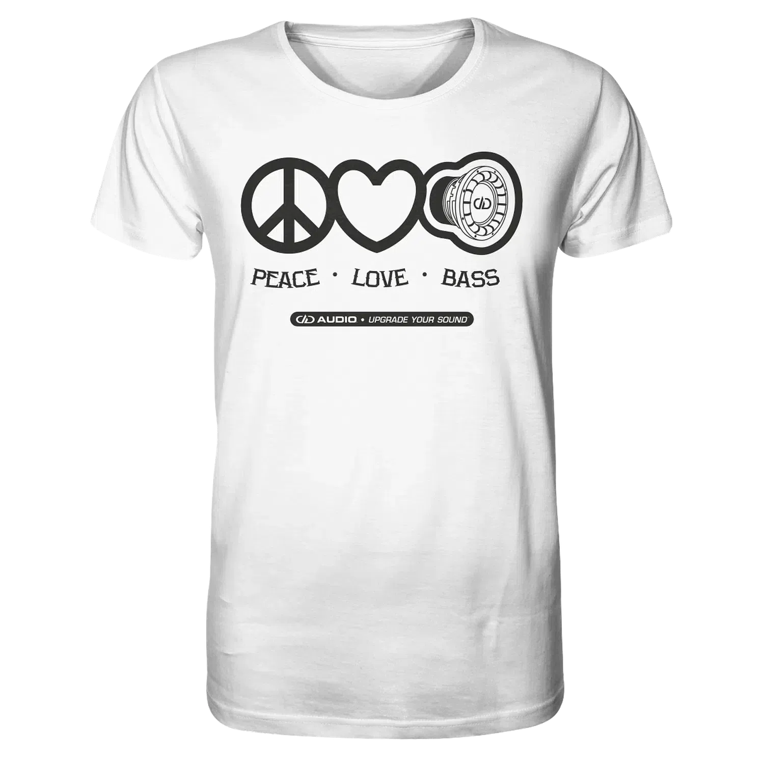 DD Audio-Peace love bass Shirt-T-Shirt-masori-kaufen