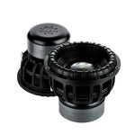 Two large black Deaf Bonce Apocalypse DВ-3.5K 12 subwoofers with ribbed surrounds and metal frames, displayed from various angles on a white background.