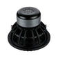 Un subwoofer negro Deaf Bonce Apocalypse DВ-3.5K de 15 con imán grande y cesta abierta, vista trasera en blanco-3500W RMS.