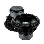 Dos subwoofers Deaf Bonce Apocalypse DB-3.5K de 15 con bordes estriados y logotipos ofrecen una potente potencia de 3500 W RMS cada uno sobre un fondo blanco.