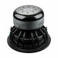 El Apocalypse DВ-5.5K 15 de Deaf Bonce es un subwoofer negro de 15 para coche con estructura metálica, imán redondo, terminales expuestos y 5500W de potencia RMS, mostrado desde un ángulo.