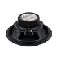 Un diffusore coassiale nero rotondo Deaf Bonce Hannibal Easy 165X visto dal retro, che mostra il magnete e i terminali, con il nome del modello in alto.