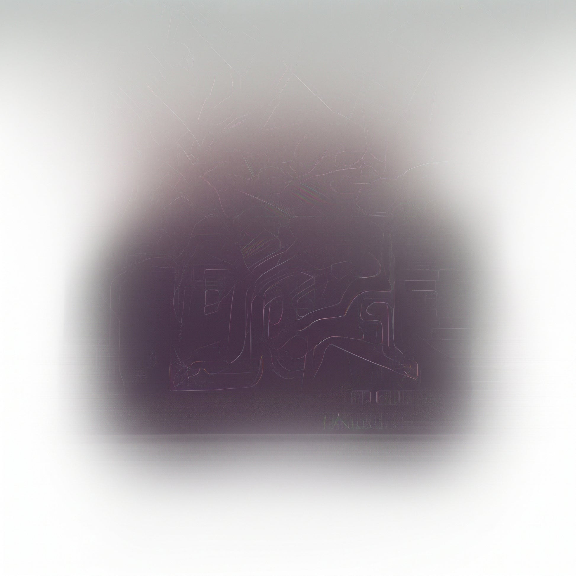 Une image abstraite et discrète, aux contours flous et au centre sombre sestompant vers le blanc, qui fait écho à la puissance subtile de lamplificateur B2 Audio Riot 1800.4RGB.