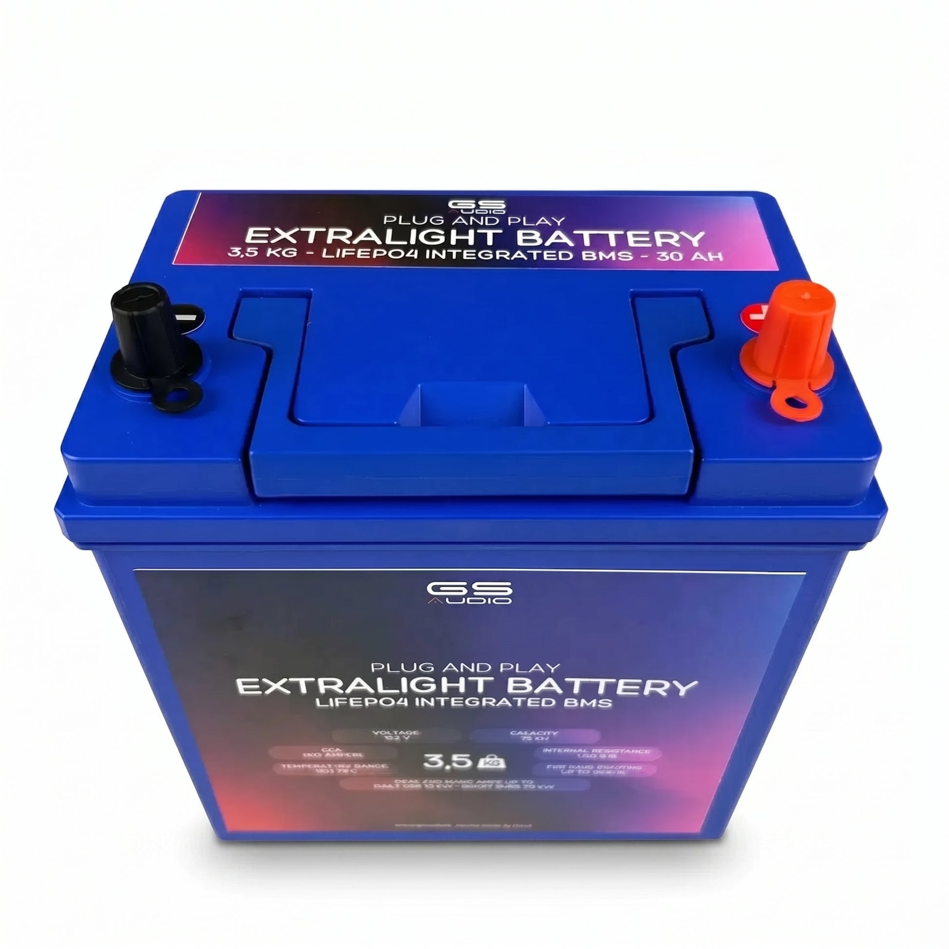 GS Audio-Mini ISO LifePo4 13,2V Extra light 30Ah - LiFePO4-Lithium - LiFePO4-masori-kaufen