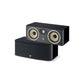 Zwei schwarze Focal ARIA EVO X CENTER-Lautsprecher, jeweils mit sichtbaren Tieftönern, Hochtönern und dem Focal-Logo.
