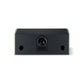El altavoz Focal ARIA EVO X CENTER es un dispositivo rectangular de color negro con un puerto central redondo y aberturas redondas a cada lado.