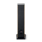 Il Focal ARIA EVO X N°2 è un diffusore Hi-Fi alto e rettangolare con il retro nero, i lati in legno e un pannello di ingresso circolare vicino alla parte inferiore.