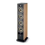 Der Focal ARIA EVO X N°3 ist ein hoher Standlautsprecher mit Holzseitenteilen, vier Flax-Membran-Treibern und zwei vorderen Bassöffnungen für erstklassige Hi-Fi-Hörer.