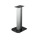 El Focal ARIA S 900 es un soporte de altavoz metálico con placa superior rectangular, columna cilíndrica y base negra, ideal para los altavoces Aria.