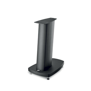 El Focal Diablo Utopia Evo Stativ es un moderno soporte de altavoz de color negro con púas de desacoplamiento, una amplia base, columna de soporte central y placa de montaje para mayor estabilidad y estilo.
