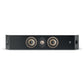 El Focal OnWall 301 es un altavoz rectangular negro con transductores redondos dobles, un tweeter central y un logotipo lateral, ideal para su configuración Heimkino.