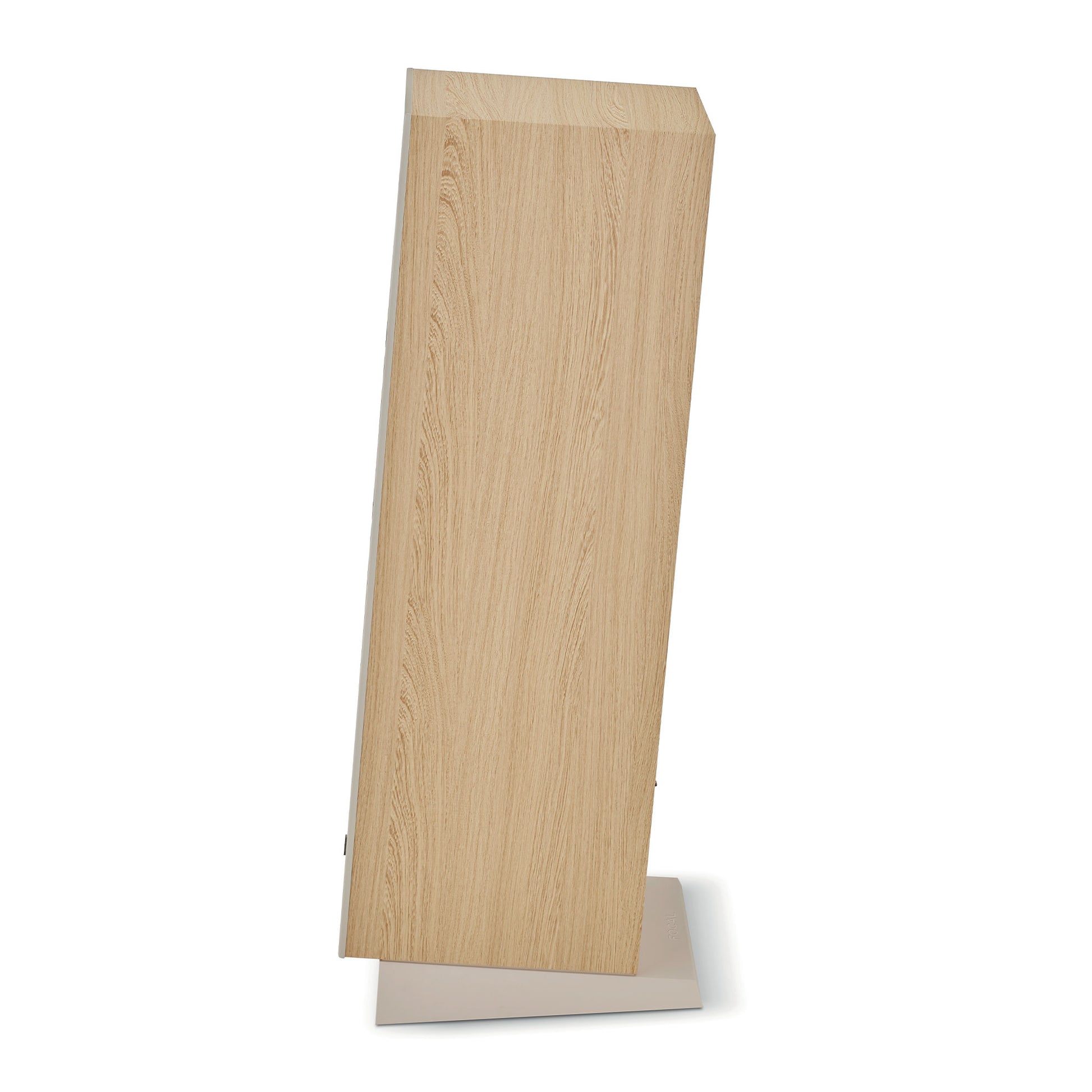 Theva N°3 di Focal è un mobile alto ed elegante in legno con una finitura chiara, ideale come diffusore elegante per il vostro impianto Heimkino.