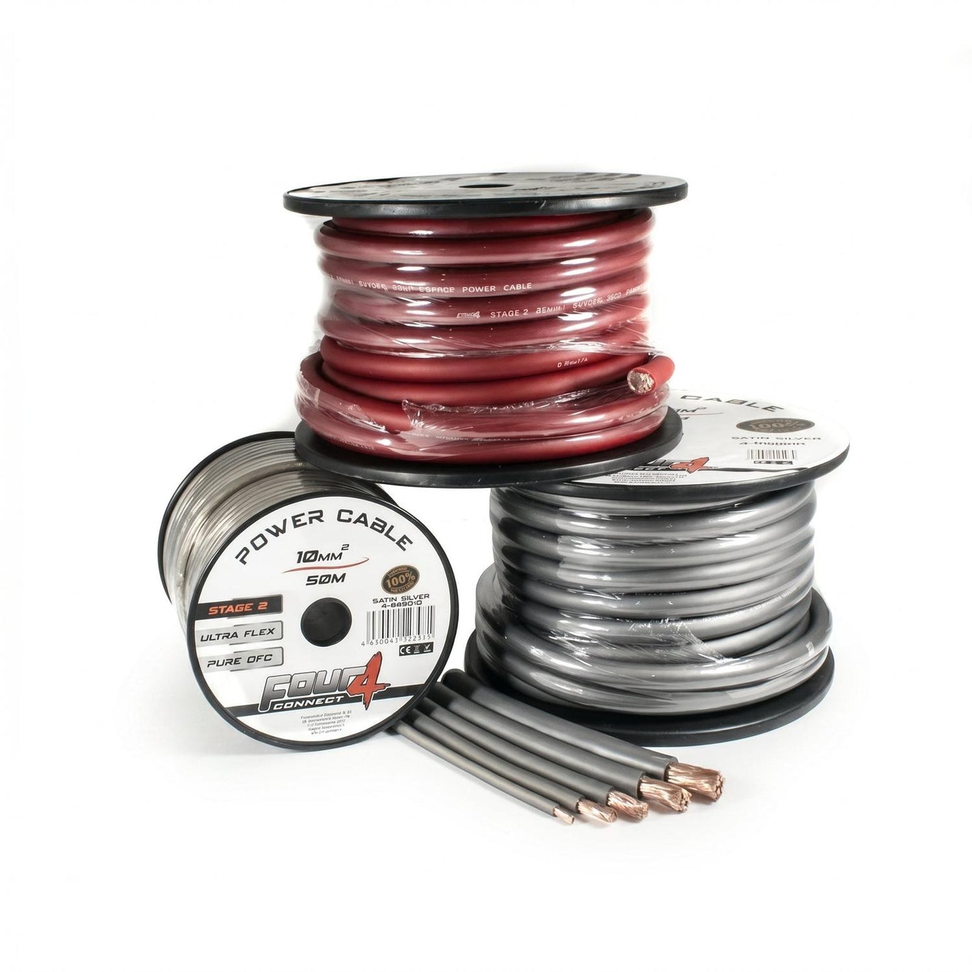 Four Connect-Stage2 10mm² OFC Ultra-Flex 50m-10mm² Stromkabel-masori-kaufen