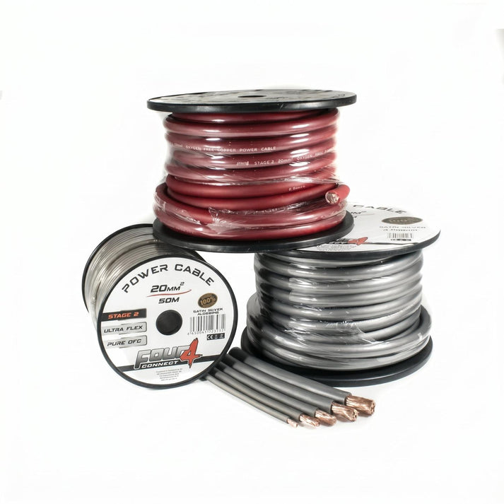 Four Connect-Stage2 20mm² OFC Ultra-Flex 50m-20mm² Stromkabel-masori-kaufen