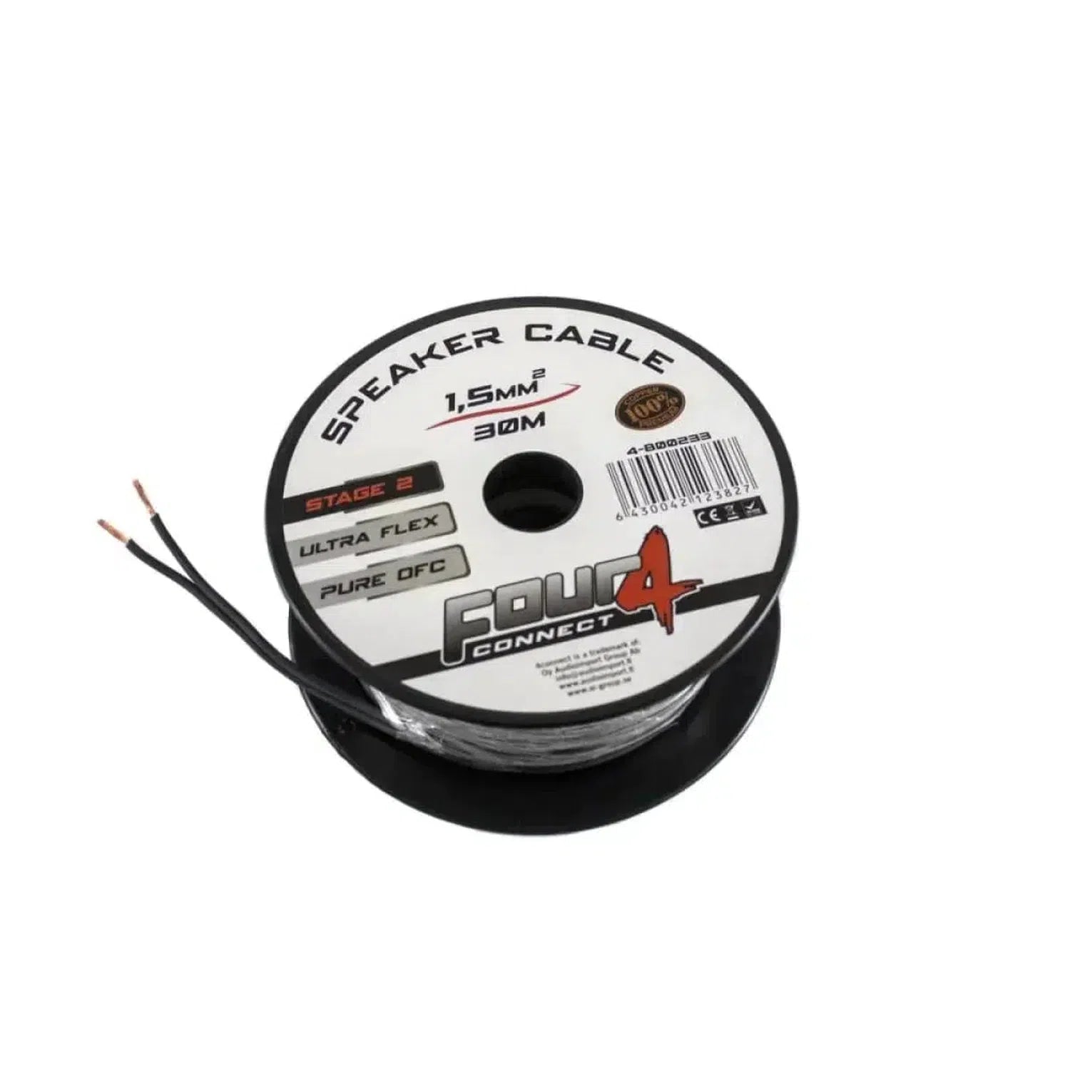 Four Connect-Stage2 2x1.5mm² OFC 30m-2x1,5mm² Lautsprecherkabel-masori-kaufen