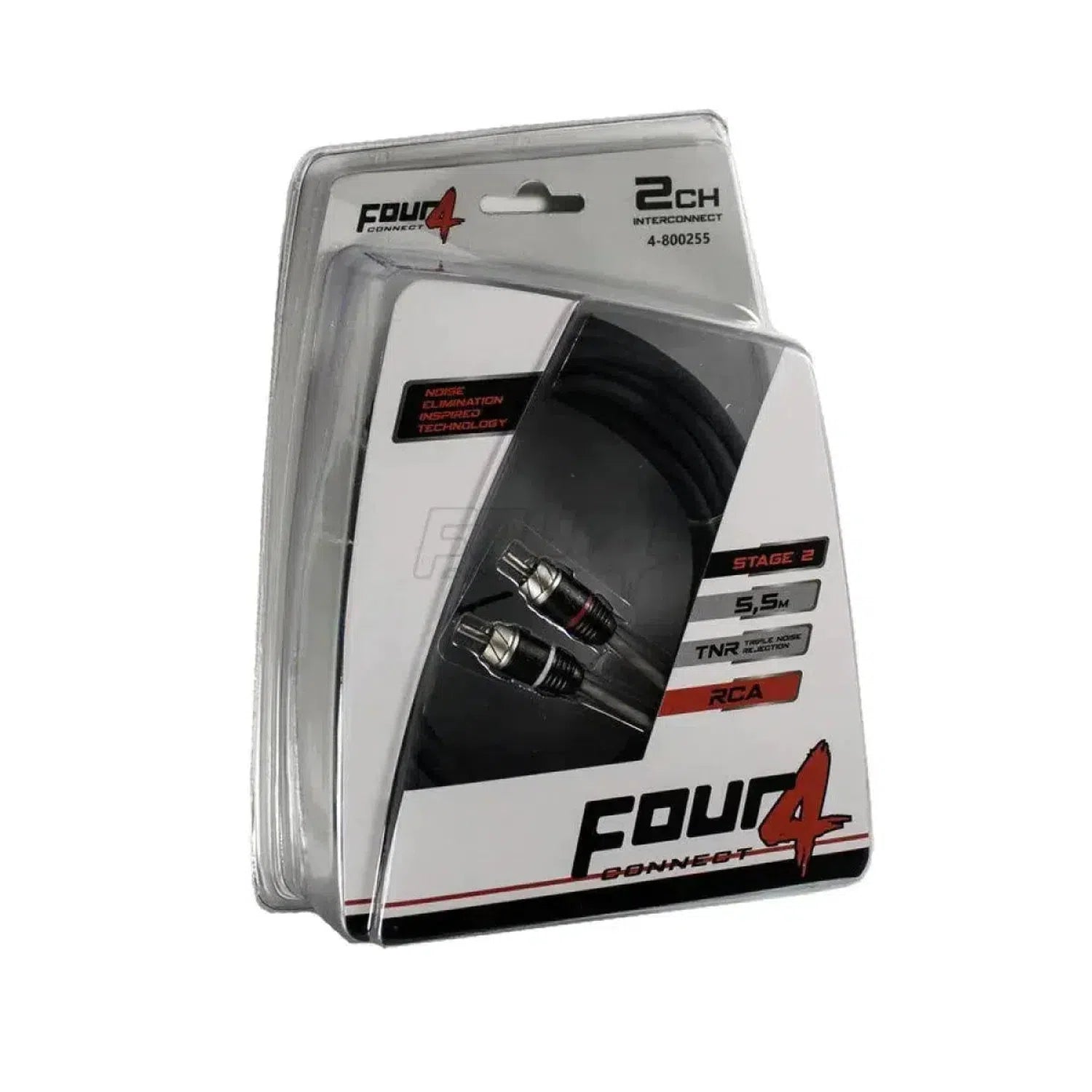 Cavo Audio RCA A 2 Canali – Twisted Pair In Rame OFC, 6,1 Metri – Interconnessione Per Amplificatore E Diffusori, Alta Fedeltà, Connettori Rosso E Nero