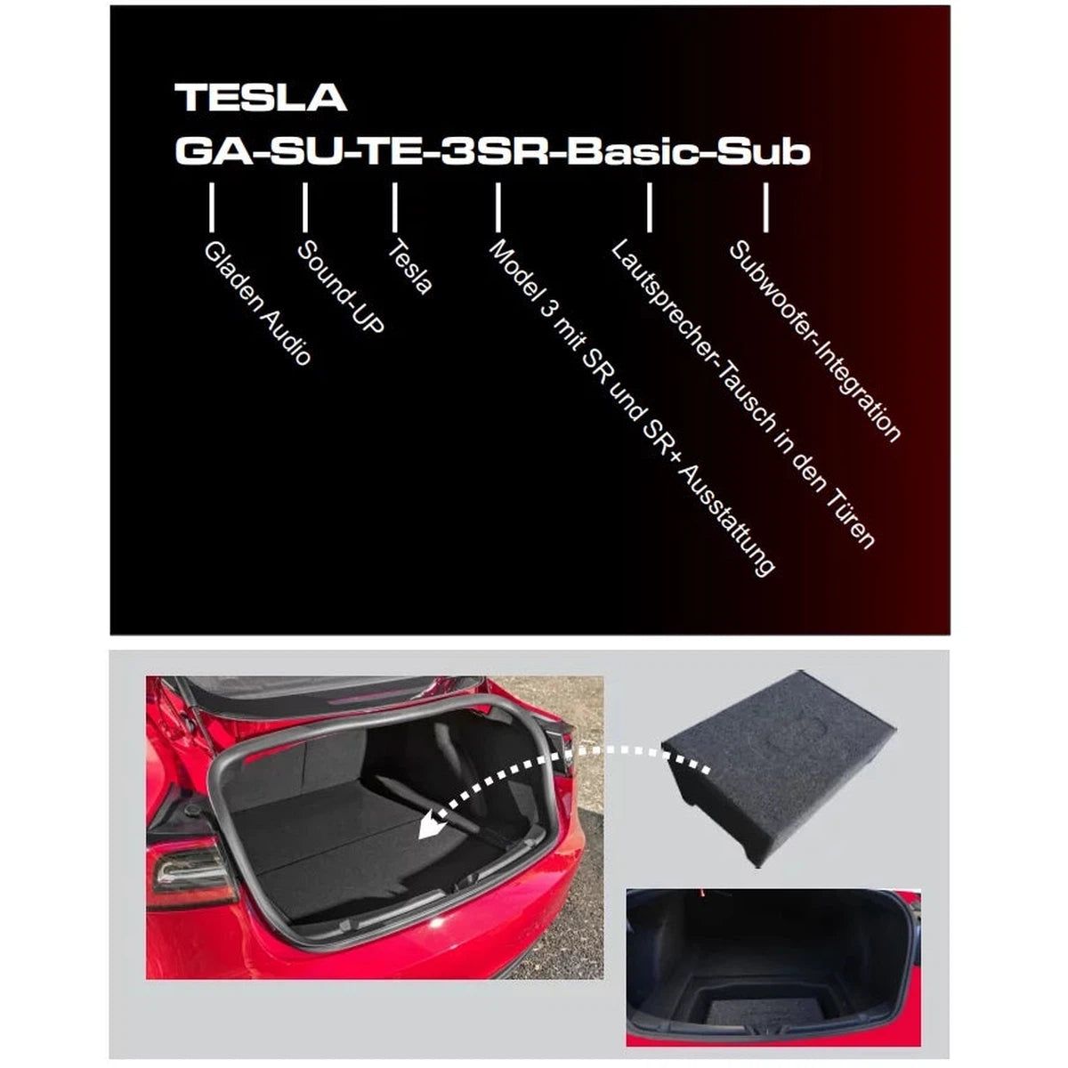 Gladen-Sound Up TE-3SR-Tesla-Komplettset-Masori.de