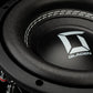 Primo piano dellaltoparlante Gladen Sigma SSW065, ideale per linstallazione su auto di piccole dimensioni, con cuciture decorative bianche e un logo geometrico sulla membrana centrale.