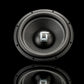 Se muestra un subwoofer para coche Gladen Sigma SSW12 de color negro, con el logotipo en el centro, sobre un fondo negro con un suave reflejo en la parte inferior.