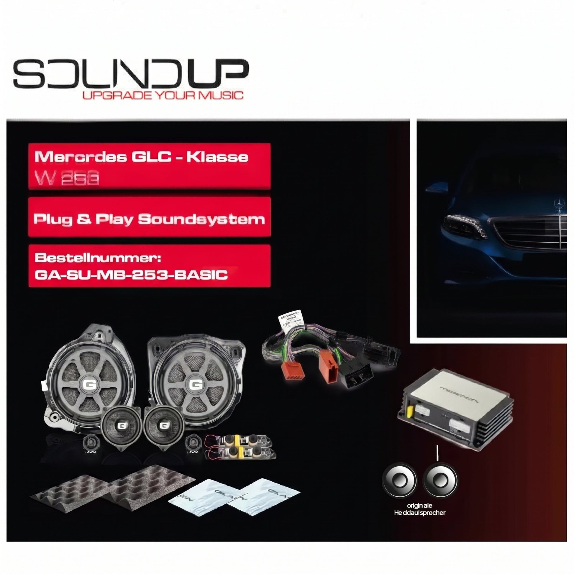 Gladen-Sound Up MB 253-Mercedes-Komplettset-masori-kaufen