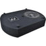 Il Ground Zero GZCS 10SUB è un subwoofer nero con tecnologia Downfire e altoparlante rotondo, realizzato per luso audio in auto nel vano della ruota di scorta.