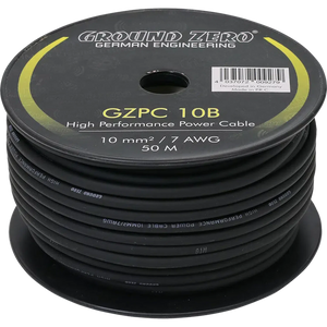 Ground Zero-GZPC 10B/GZPC 10Y Meterware-10mm² Stromkabel-masori-kaufen