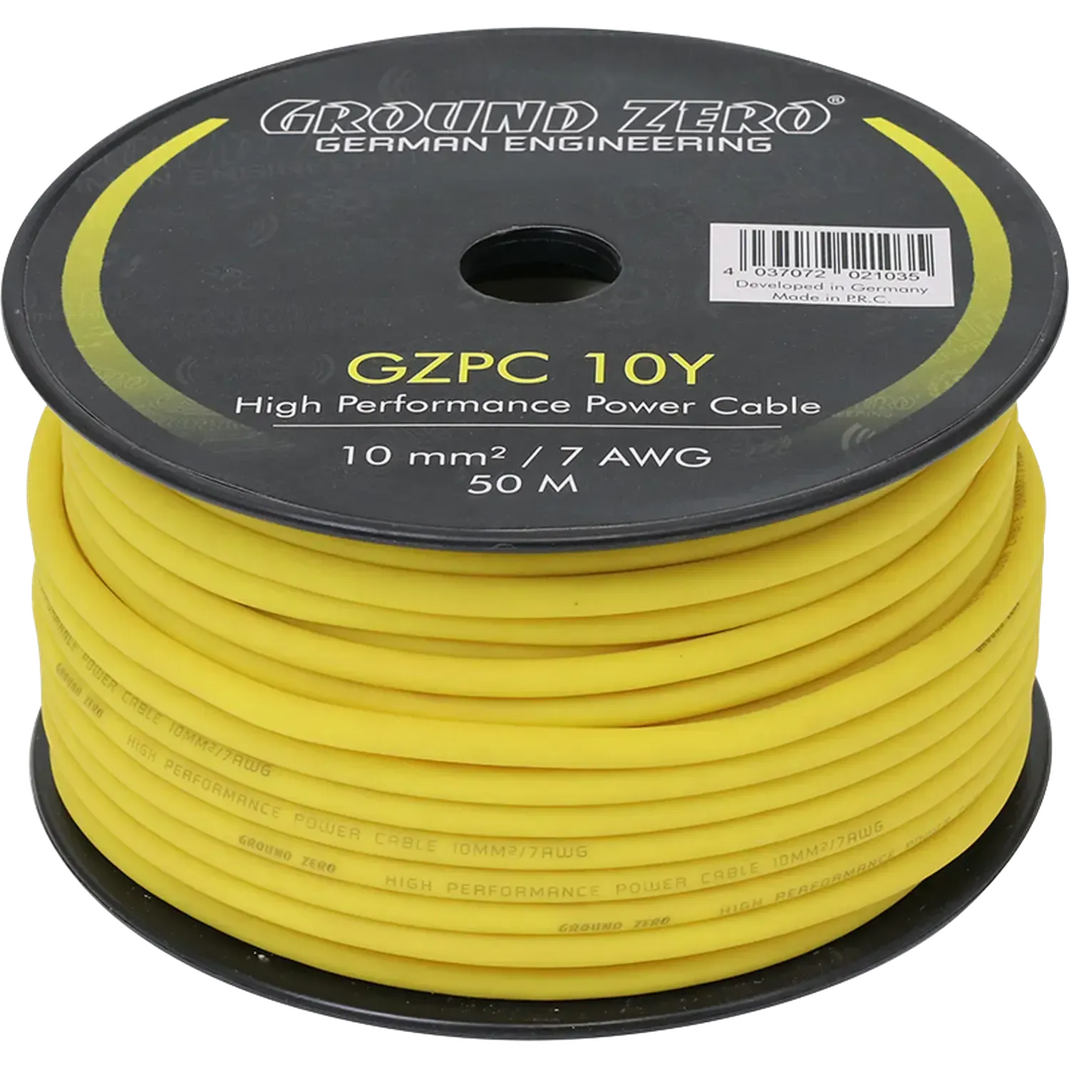 Ground Zero-GZPC 10B/GZPC 10Y Meterware-10mm² Stromkabel-masori-kaufen
