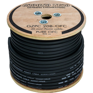 Ground Zero-GZPC 20B-OFC-20mm² Stromkabel-masori-kaufen