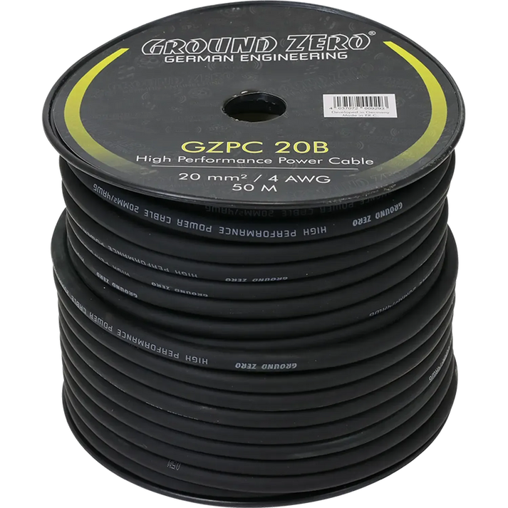 Ground Zero-GZPC 20B/GZPC 20Y Meterware-20mm² Stromkabel-masori-kaufen