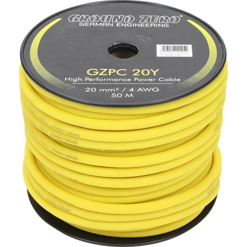 Ground Zero-GZPC 20B/GZPC 20Y Meterware-20mm² Stromkabel-masori-kaufen