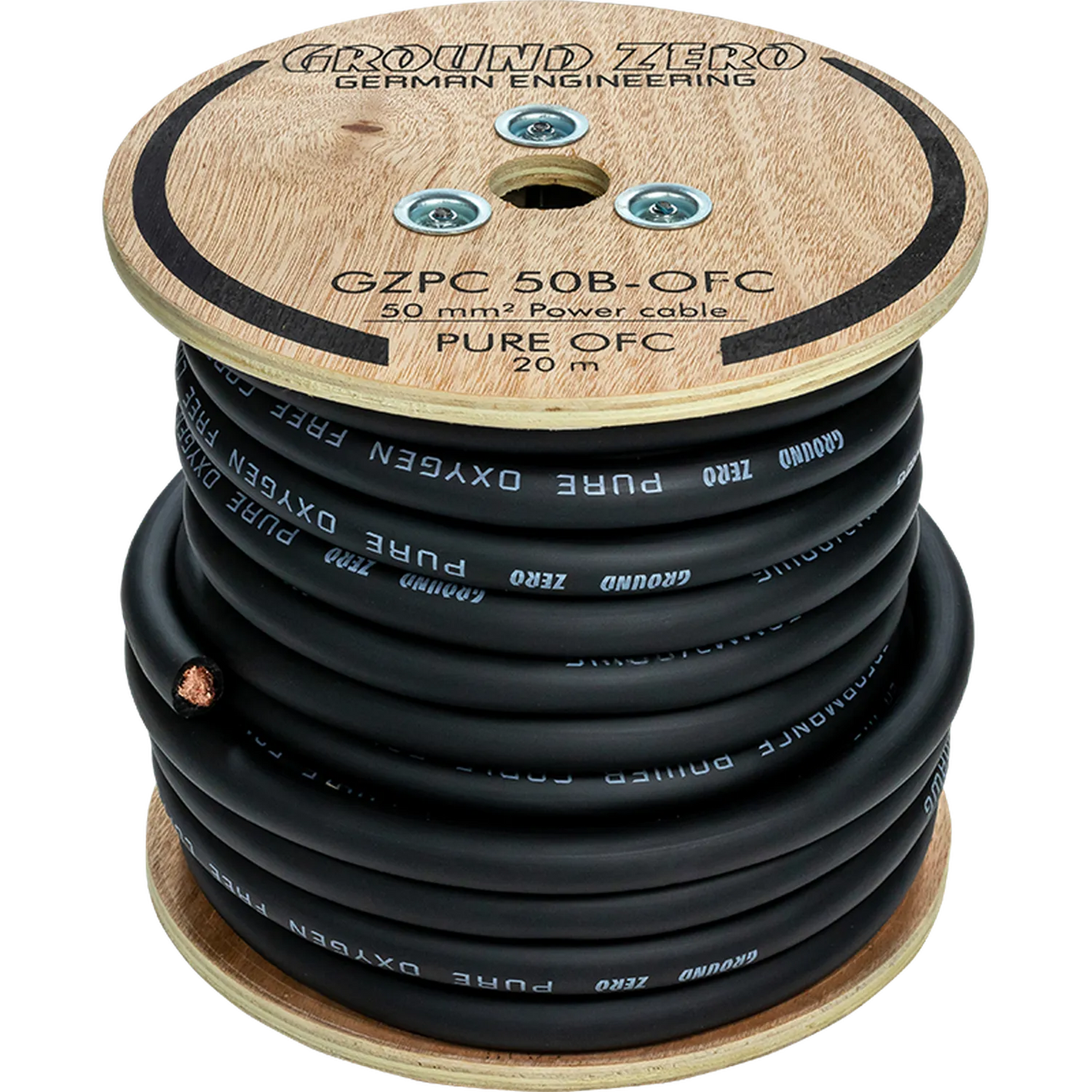 Ground Zero-GZPC 50B-OFC-50mm² Stromkabel-masori-kaufen