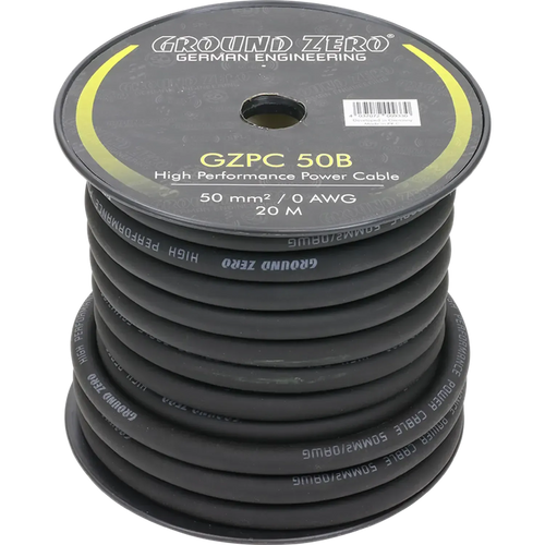 Ground Zero-GZPC 50B/GZPC 50Y Meterware-50mm² Stromkabel-masori-kaufen
